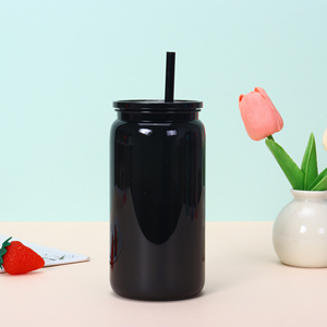 Vaso Mason de Plástico Personalizado de 16 oz con Pajita, Libre de BPA, Reutilizable, para Regalo de Fiesta - Product Image 6