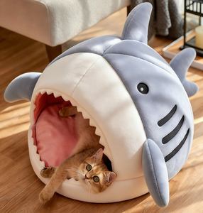 पोर्टेबल पालतू बिस्तरों के लिए संलग्न गर्म बिल्ली बिस्तर मिठाई किटन टोकरी कुशन बिल्ली तकिया चटाई पालतू जानवर के घर सामान - Product Image 1