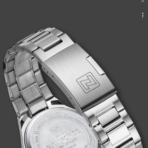 NAVIFORCE, relojes de diseño Original a la moda para hombre, relojes de pulsera de acero inoxidable con calendario sencillo, relojes de pulsera impermeables para hombre, reloj Masculino - Product Image 4