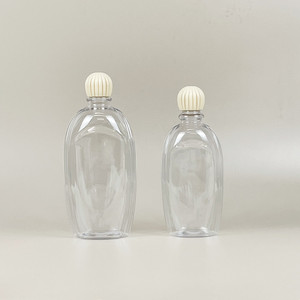 300Ml 500Ml New <span class=keywords><strong>Fancy</strong></span> Hình Tròn Phẳng Độc Đáo Vít Cap Nhựa Dầu Gội Đầu Chai Lỏng Xà Phòng Dispenser Mỹ Phẩm Lotion Chai - Product Image 3