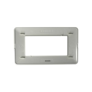 Placa de Plástico Serie Solar 4P Color Plata Satinado para Instalación Bticino Matix, Compatible con Bticino Matix - Product Image 2