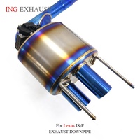 Système d'échappement Cat-Back Valvetronic en titane ING pour Lexus IS-F – Pièces de performance ultra-légères à haut débit pour la tuning – Vente en gros