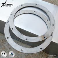 STARLIGHT CHUTES SC – Brides plates galvanisées pré-découpées et brides plates en acier inoxydable SS304 pour assemblage de conduits TDF (OEM)