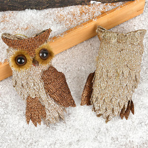 Décorations de Noël Artisanales de Luxe : Lustre en Forme de Hibou, Ornements Scintillants à Suspendre pour la Maison, l'Arbre, la Fenêtre ou comme Pendentif - Product Image 4