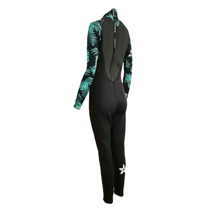 Combinaison de <span class=keywords><strong>plongée</strong></span> 3mm en néoprène pour femmes, protection complète du corps contre les UV, maillot de bain une pièce à manches longues - Product Image 4