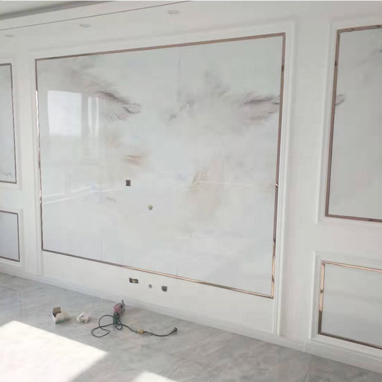 High Glossy Printing PVC Marble Sheet For Wall Decoration