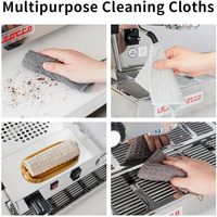 Chiffons de nettoyage en microfibre pour barista, serviettes professionnelles pour machines à expresso, buses à vapeur, comptoirs et accessoires de bar à café