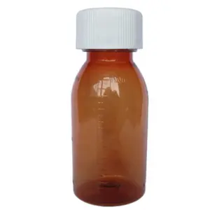 Низкая цена, хорошее качество, 100 мл, пероральные жидкие фармацевтические мини-пластиковые бутылки нового дизайна с крышкой Crc