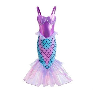 Abito <span class=keywords><strong>da</strong></span> Principessa <span class=keywords><strong>Sirena</strong></span> in Offerta Speciale <span class=keywords><strong>per</strong></span> Ragazza Costume di Compleanno e Natale Cosplay <span class=keywords><strong>da</strong></span> <span class=keywords><strong>Sirena</strong></span> <span class=keywords><strong>per</strong></span> Bambini - Product Image 4