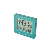 Nouvelle Arrivée Réveil Numérique Portable Simple pour Chambre à Coucher, Horloge de Table LCD avec Affichage de l'Heure, du Calendrier, du Jour de la Semaine et de la Température