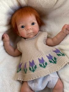 Poupée de mode en silicone pleine grandeur de 10 pouces, jouet de dessin animé, bébé fille nouveau-né, poupée réaliste douce et lavable, faite à la main, pour enfants - Product Image 4