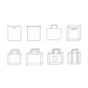 Sacs à provisions Réutilisable En Trois Dimensions En Aluminium Enduit <span class=keywords><strong>Film</strong></span> Non Tissé Tissu Isolation Sacs À Provisions En Plastique - Product Image 2