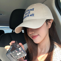 Gorra de Béisbol de 6 Paneles de Algodón con Bordado de Mensaje, Fábrica con Certificación BSCI, para Venta al Por Mayor, Estilo Urbano, MOQ Bajo, Precio Económico