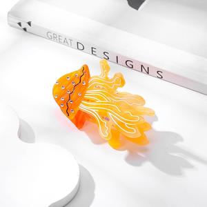 YJL Nuovo Design Fermaglio per Capelli a Forma di Granchio Marino in Acetato, Fermaglio a Forma di Medusa Marina, Fermaglio Personalizzato per Donne - Product Image 3