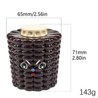 Nouveau style – Broyeur à herbes en forme de maïs à 4 couches, accessoires pour fumeurs, broyeur à herbes sèches personnalisé en alliage de zinc pour tabac