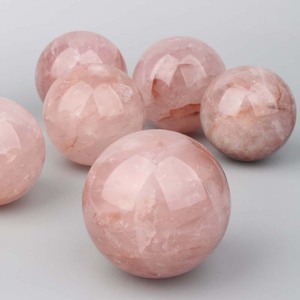 Vente en gros de pierres précieuses naturelles de haute qualité, boule de cristal de quartz rouge feu, sphère de cristal hématite - Product Image 5