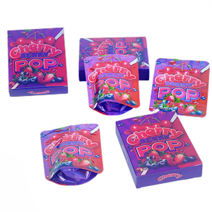 Kotak Kemasan Snack Plastik Mylar Desain Baru 3.5g Die Cut 350g Holografik dengan Kantong 3.5g Siap Kirim - Product Image 2