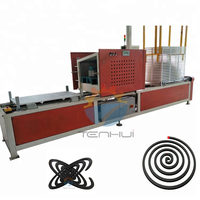Machine automatique de fabrication d'encens anti-moustiques, machine automatique de pressage de bobines anti-moustiques en fibres de papier