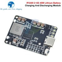 IP2369 45W 2S ~ 6S batterie au Lithium charge décharge BMS 3S 4S 5S Li-ion/LiFePO4 chargeur de batterie pour Power Banks Drone Charge