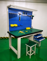 Prix du fabricant Table de soudage d'établi antistatique robuste avec table de placement d'outils d'entretien Bureau d'atelier