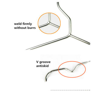 <span class=keywords><strong>Pas</strong></span> <span class=keywords><strong>cher</strong></span> prix en acier inoxydable porte-vêtements en gros adultes enfants antidérapant en métal porte-vêtements séchage <span class=keywords><strong>cintre</strong></span> - Product Image 2