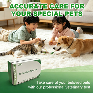 Test de diagnostic vétérinaire rapide combiné FPV/<span class=keywords><strong>FIPV</strong></span>/Giardia pour chiens atteints de parvovirose canine - Product Image 2