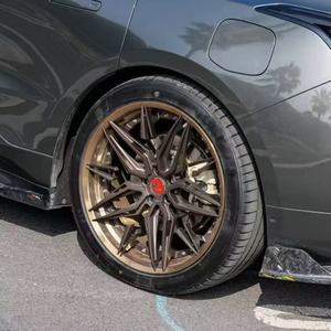 Rines de Aleación Forjados de Dos Piezas, Color Negro, para Carreras, 15x10 16 18 17 19 20 21 22 23 5x1143/5x120/5x112/5x108, para <span class=keywords><strong>GTR</strong></span> y Porsche - Product Image 2