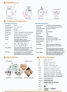 Imprimante à jet d'encre continu à vitesse rapide pour le codage des cartons et du plastique, interface tactile, haute résolution, vitesse d'impression de 384 m/min - Product Image 6