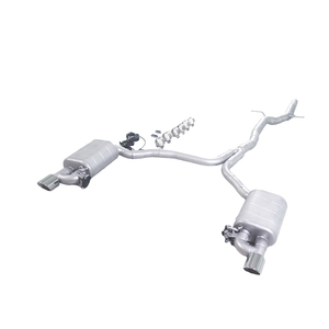 Sistema di Scarico Catback Valvetronic GFC in Acciaio Inox 304 per Audi <span class=keywords><strong>A4</strong></span> 2.0T B8 <span class=keywords><strong>Station</strong></span> <span class=keywords><strong>Wagon</strong></span> 2008-2016 - Product Image 3