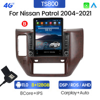MEKEDE Android 15 Stereo Mobil untuk Nissan Patrol 2011-2015 2din Android GPS BT Stereo AM FM Kamera 360 Video Mobil