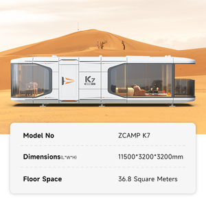 Zcamp New K7 <span class=keywords><strong>Prix</strong></span> bon marché Maison préfabriquée Chine Chambres mobiles Maisons modulaires Maison capsule préfabriquée <span class=keywords><strong>de</strong></span> luxe Maison avec cuisine - Product Image 2