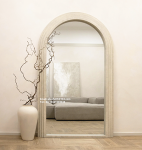 <span class=keywords><strong>Specchio</strong></span> a figura intera <span class=keywords><strong>in</strong></span> <span class=keywords><strong>legno</strong></span> stile nordico, ecologico, infrangibile, leggero, con cornice, per soggiorno, camera da letto, decorazione murale <span class=keywords><strong>in</strong></span> stile rustico - Product Image 1