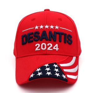 Gorra de béisbol con logotipo personalizado de EE. UU. 100% algodón Fabricante de fábrica de comercio exterior transfronterizo para selección de voz Desantis - Product Image 3