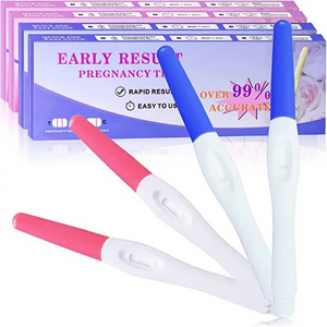 Grappige zwangerschapstest - roze of blauwe positieve grapzwangerschapstest, altijd positief, vroege detectie - Product Image 5