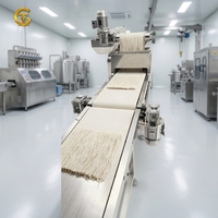 Machine automatique de fabrication de nouilles instantanées séchées, 4 tonnes par 8h, ligne complète automatique de production de nouilles séchées