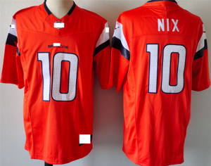 Denver 10 de Primera Calidad al por Mayor # Nix 2 # Sultan-II 15 # Bonitto 14 # Camiseta de Fútbol Americano Cosida de la Colección Sutton High - Product Image 5