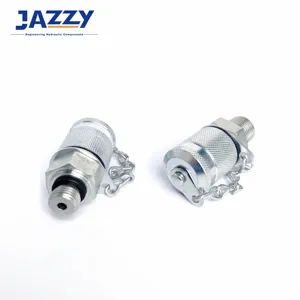 JAZZY Pressure Gauge DG Testing Coupling Adapter for Hydraulic System Test Coupling DP-Male Hydraulic Pressure Test Point