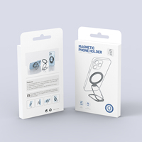 Support de téléphone magnétique flexible en alliage de zinc avec logo personnalisé OEM ODM pour bureau et accessoires de téléphone portables