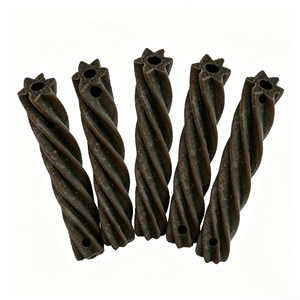 Friandises à mâcher pour chiens OEM naturelles, torsadées, en forme d'étoile, creuses, environ 11 cm de long, à base de viande, pour l'hygiène buccale, nettoient la plaque dentaire et le tartre - Product Image 3