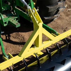 Aérateur à pointes de type tambour pour tracteur agricole à 3 points, robuste, rouleaux pour pelouse, certification CE ISO, fabrication directe, OEM ODM - Product Image 6