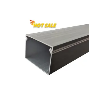 High Quality Custom Size Fireproof Wear-Resistant Powder Coating Industrial Aluminum Cable Trunking