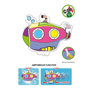 Kit di Pittura Fai-da-Te Lucky Toys, <span class=keywords><strong>Disegno</strong></span> di <span class=keywords><strong>Nave</strong></span> Anfibia con Penna a Catena e Cilindro ad Aria, Giocattoli Sottomarini Colorati Fai-da-Te per Bambini - Product Image 2