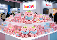 Peluche OEM de haute qualité en tissu doux pour enfants, idéale comme cadeau promotionnel d'entreprise