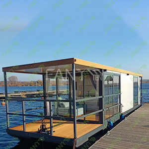 Open ocean china-péniche pour la maison avec salle de bain et cuisine avec moteur quatre saisons campeur/péniche - Product Image 3