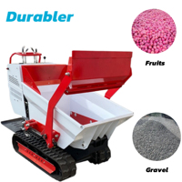 Hochlastfähiger Benzinbetriebener Hydraulischer Mini-Raupendumper mit Gummiketten 1 Jahr Garantie Hocheffiziente Pumpe & Getriebe