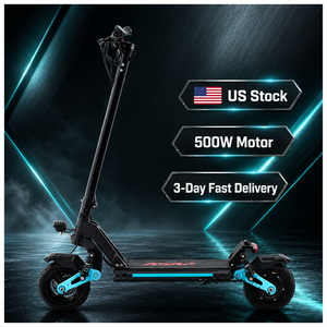 สกู๊ตเตอร์ไฟฟ้าพับได้ 500W Brushless App 48V 13Ah ระยะไกล ระบบกันสะเทือนแบบสปริง ยางลม 9 นิ้ว กันน้ำ สำหรับการเดินทางระยะไกล - Product Image 2