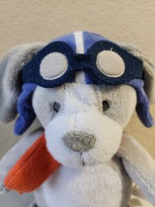 Peluche de Perro Aviador, Juguete de Peluche Suave, <span class=keywords><strong>Me</strong></span> Hizo Comprarlo <span class=keywords><strong>Tiktok</strong></span> - Product Image 5