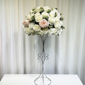 All'ingrosso fiori rosa ortensia palla disposizione <span class=keywords><strong>centro</strong></span> pezzi per la tavola di seta Bouquet floreale per la festa di nozze decorazione per la casa - Product Image 3