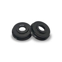 High-performance Cutting Tools Cnc Milling Lathing Drilling Black Anodize Aluminum 6061 Sandblast Camera Parts Customized Shape