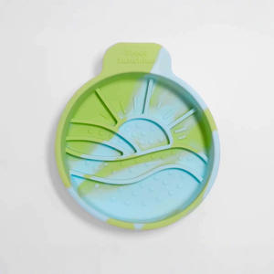 Yeni Sunshine Serisi Çevre Dostu Evcil Hayvan Silikon Yalama Kasesi Kaymaz Yavaş Besleyici 2'si 1 Arada Köpek ve Kedi Hızlı Yeme Önleyici Tasarım - Product Image 4